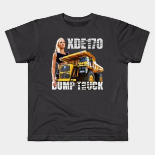 Dump Truck Girl Kids T-Shirt